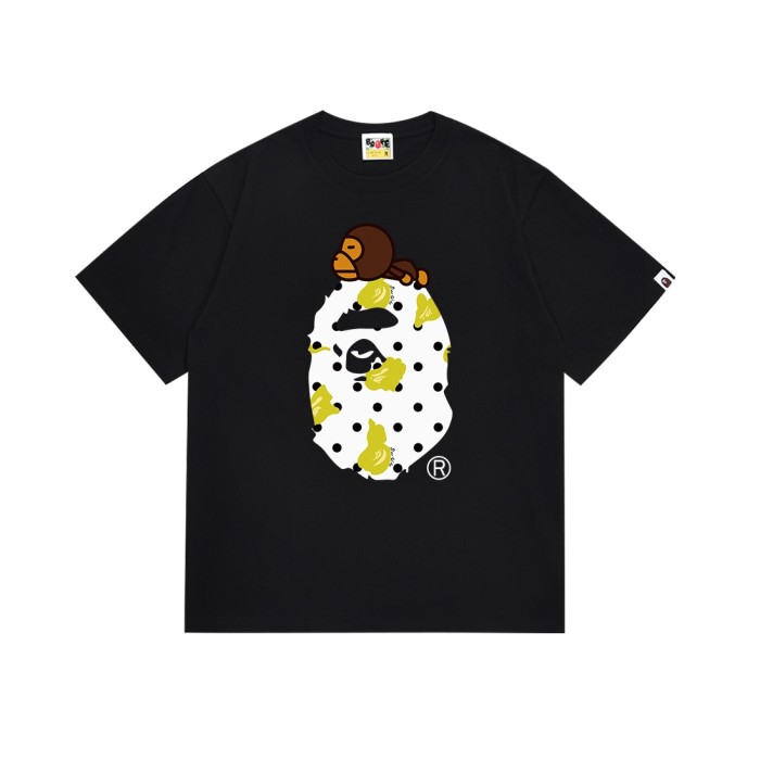 Polka Dot Ape Head Sleeping Milo Print Tee 2 colors 29347620