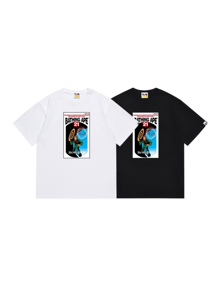European And American Sci-Fi Comic Ape 21st Century Print Tee 2 colors 29348055
