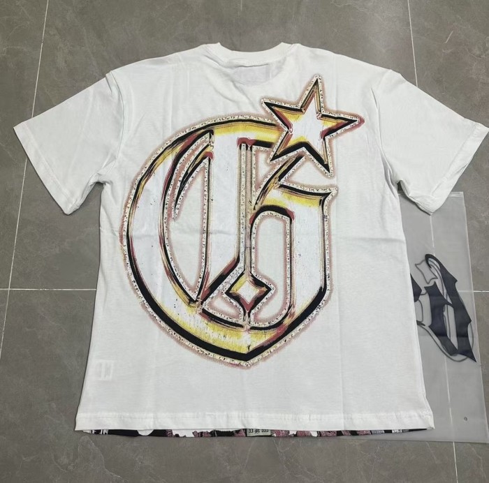 White Red Gradient Outline Gothic Script Two Dreadlock Skeletons In Prison Uniform Mugshot T-Shirt 2 colors 29353206
