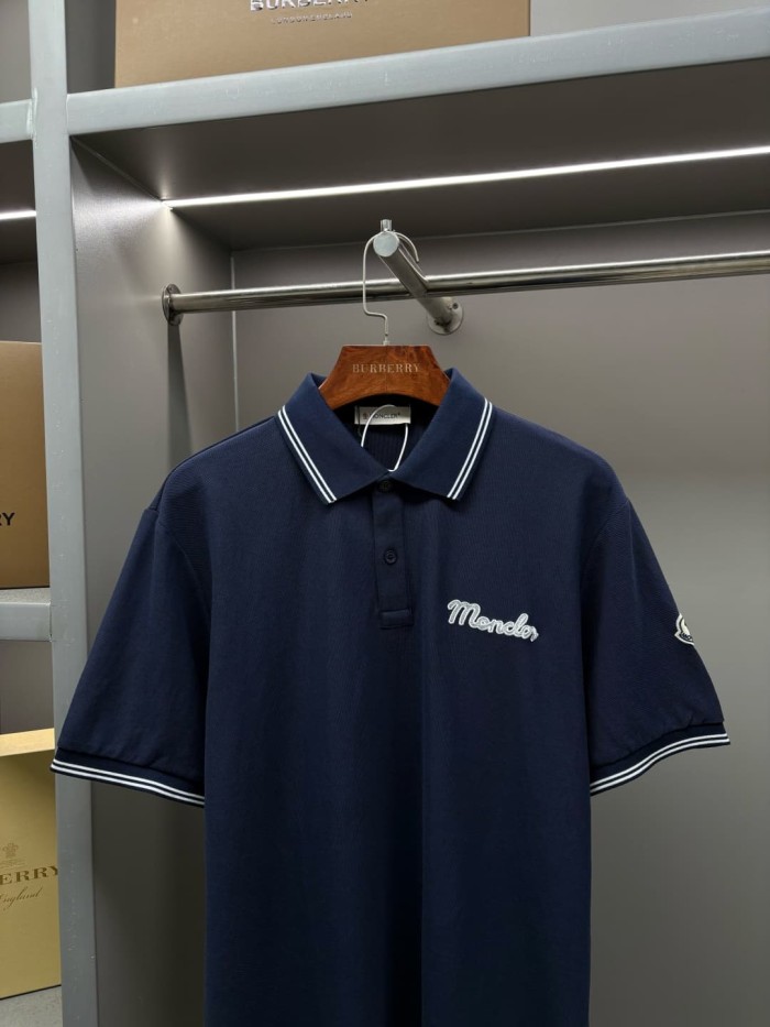1:1 quality version Striped Collar Towel Embroidery Letter Sleeve Badge Polo Shirt 3 colors 29354669
