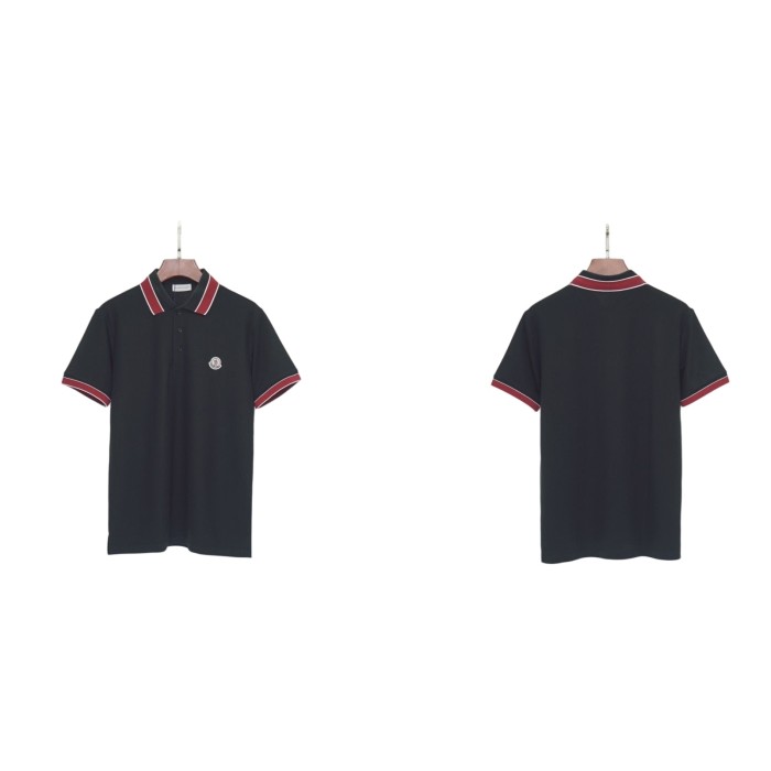 Chest Letter Embroidered Turn Down Collar Polo Shirt 16 colors 29354656