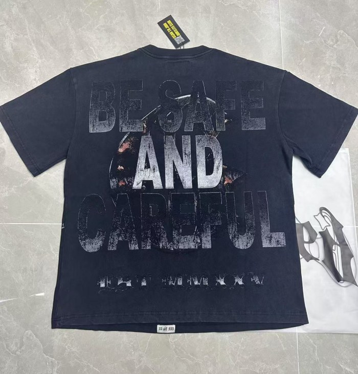 La Disaster Graphic Streetwear Front Helicopter Burning Hollywood Landmark Fire Smoke Police Car Silver Gothic Letter Print T-Shirt 2 colors 29354882