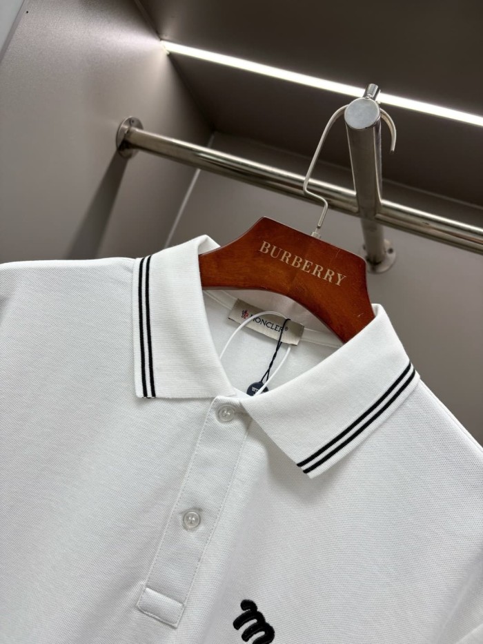 1:1 quality version Striped Collar Towel Embroidery Letter Sleeve Badge Polo Shirt 3 colors 29354669
