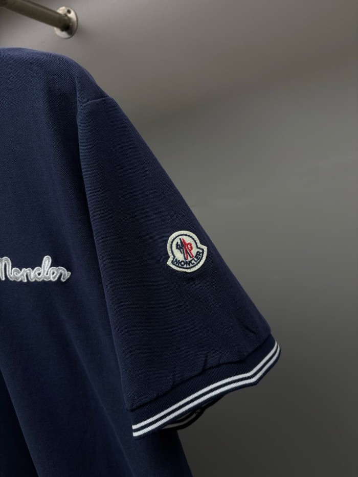 1:1 quality version Striped Collar Towel Embroidery Letter Sleeve Badge Polo Shirt 3 colors 29354669