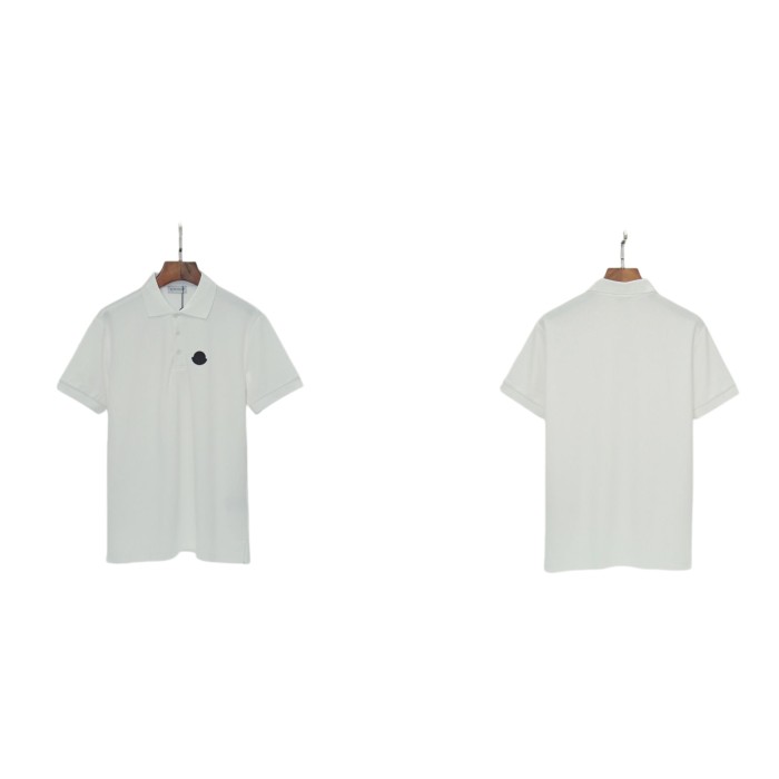 Chest Letter Embroidered Turn Down Collar Polo Shirt 16 colors 29354656