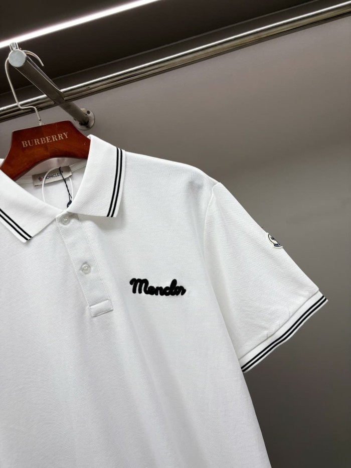 1:1 quality version Striped Collar Towel Embroidery Letter Sleeve Badge Polo Shirt 3 colors 29354669