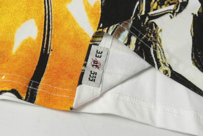 Retro Cyber Time Graphic Streetwear Front Space Helmet Female Robot Lady Vintage Gear Clock Gradient Gothic Letter Print T-Shirt 2 colors 29354639