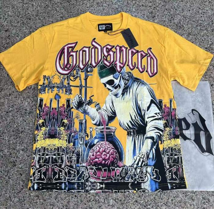 Mad Scientist Graphic Streetwear Front Lab Coat Skeleton Surgeon Human Brain Glass Beaker Floral Lab Gear Pink Outline Gothic Letter T-Shirt 2 colors 29354869