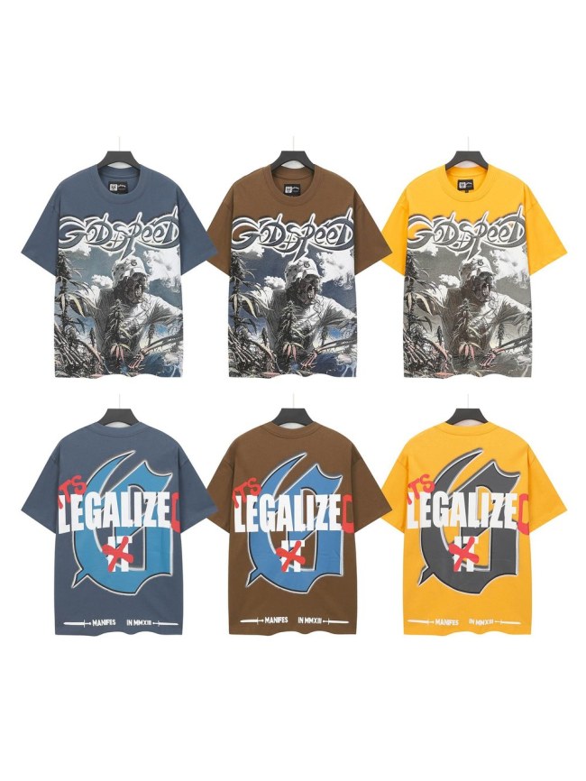 Herbal Farm Graphic Streetwear Front Hooded Skeleton Farmer Herbal Crop Field Grey Gothic Letter Print T-Shirt 3 colors 29354815