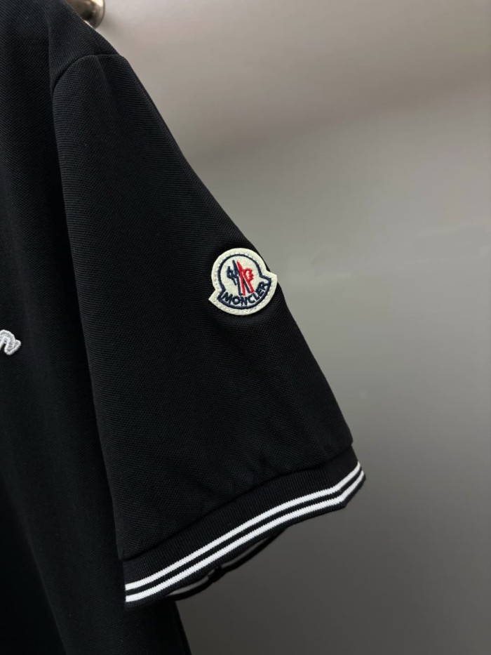 1:1 quality version Striped Collar Towel Embroidery Letter Sleeve Badge Polo Shirt 3 colors 29354669