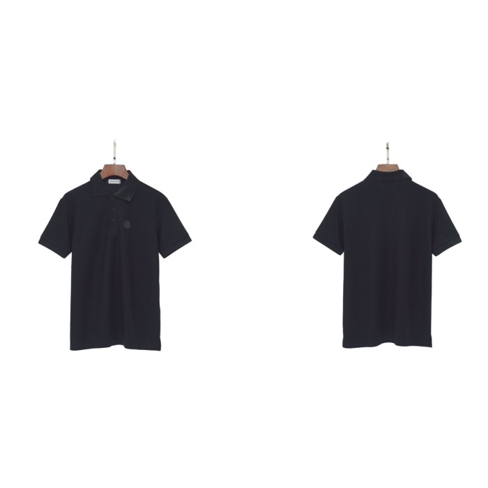 Chest Letter Embroidered Turn Down Collar Polo Shirt 16 colors 29354656