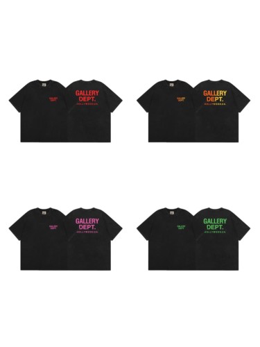 Multi Tone Front Back Text Print Vintage Washed Black Oversized Casual Crew Neck Tee 4 colors 29356408