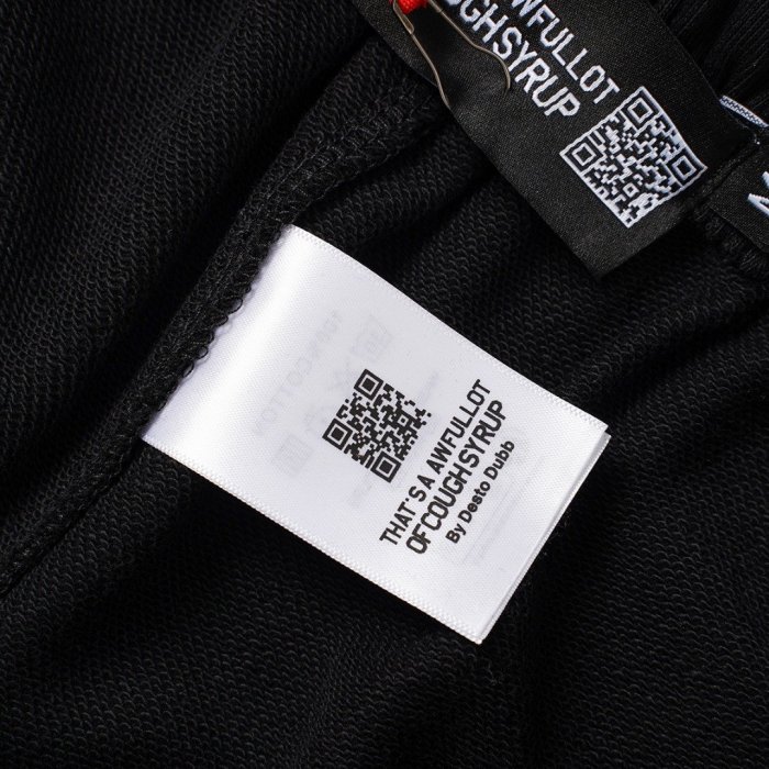 Front Horizontal Text Back Vertical Big Letter Sweat Shorts 2 colors 29356463