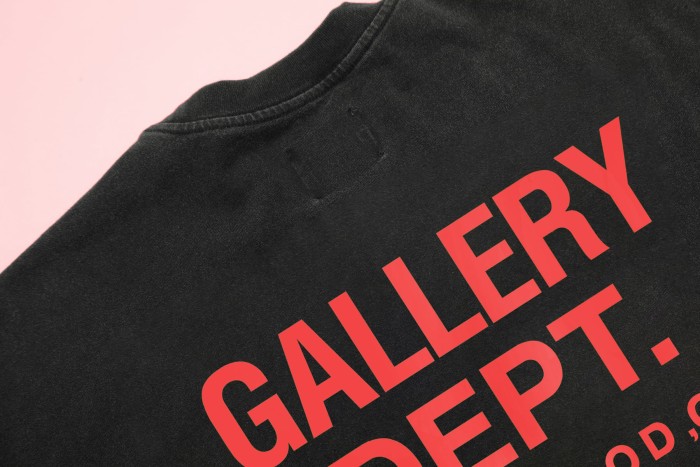 Multi Tone Front Back Text Print Vintage Washed Black Oversized Casual Crew Neck Tee 4 colors 29356408
