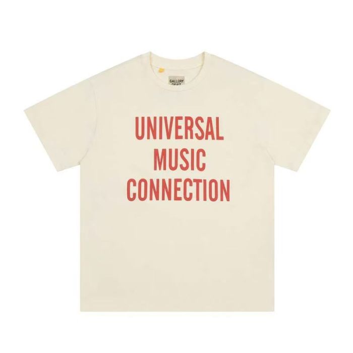 Vintage Hip Hop Solid Cream Front Red Bold Stacked Text Print Oversized Crew Neck Cotton Tee 29358802