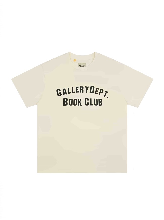 Vintage Minimal Streetwear Front Arch Black Block Letter Slogan Print Oversized Crew Neck Cotton Tee 29358813