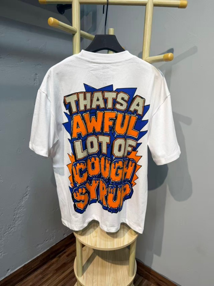Basketball Final Golden Trophy Graffiti Print Tee 2 colors 29359165