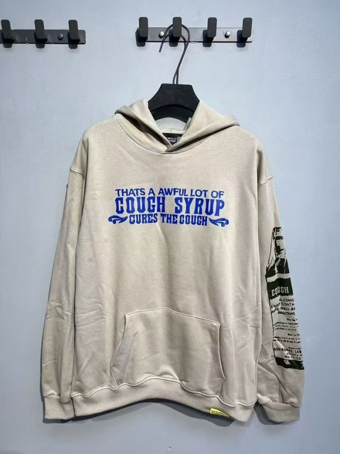 Vintage Retro Newspaper Figure Print Dual Side Letter Graphic Oversized Hoodie 29358990
