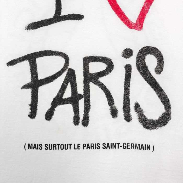 [Big & Tall for weights up to 220 lbs]1:1 quality version “I Love Paris” Screen-Printed Tee 29359027