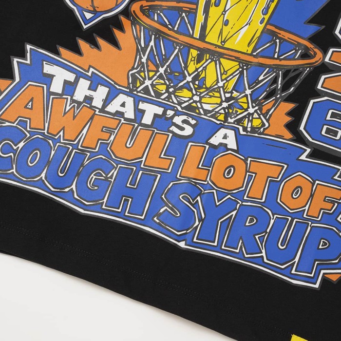 Basketball Final Golden Trophy Graffiti Print Tee 2 colors 29359165
