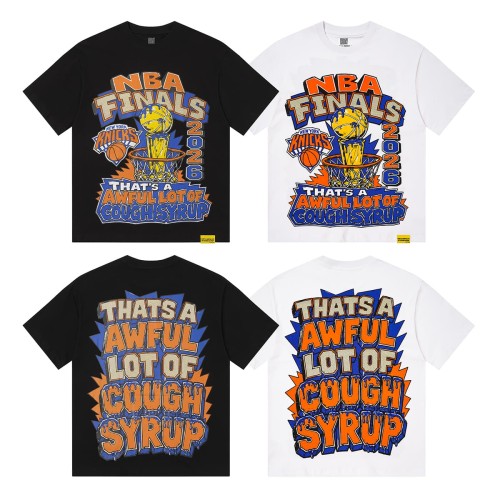 Basketball Final Golden Trophy Graffiti Print Tee 2 colors 29359165