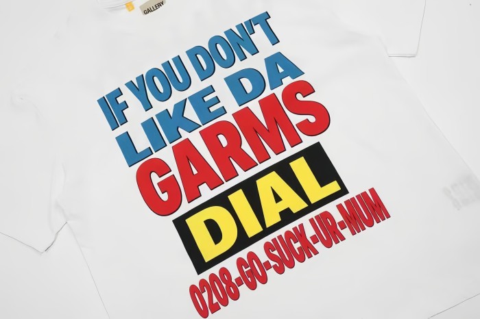 American Retro Casual Dual Front Multi Tone Block Slogan Back Layered Word Graphic Cotton Tee 29358823
