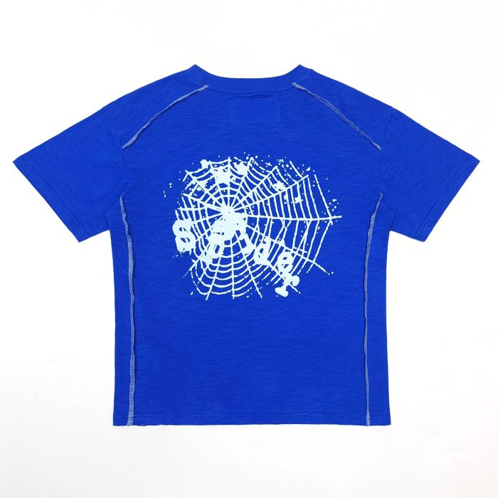 [Big & Tall for weights up to 220 lbs]1:1 quality version Spider Web Print and Visible Stitching Tee 2 colors 29359001