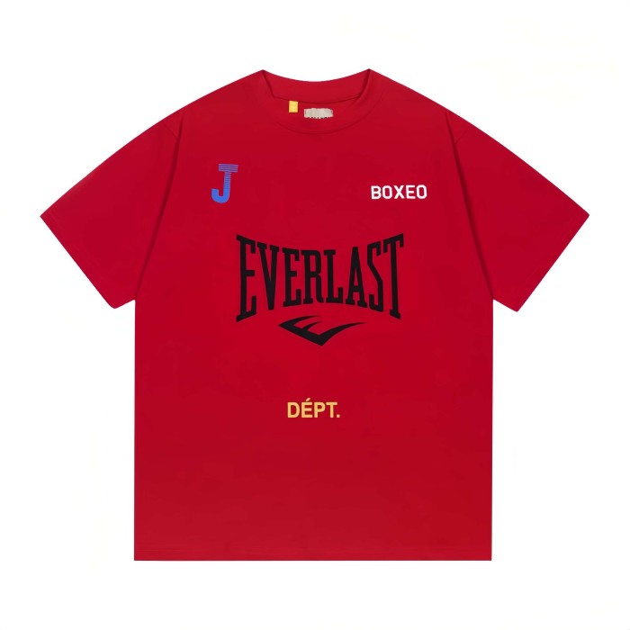 90s Retro Hip Hop Front Everlast Boxeo Logo Back Stacked Font Print Oversized Cotton Tee 29359028