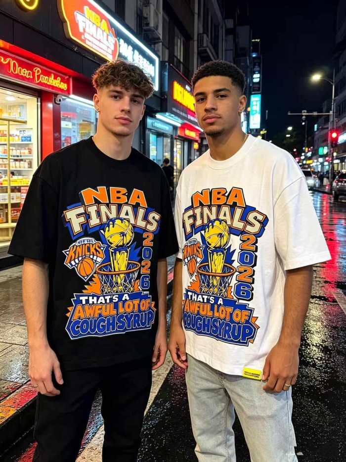 Basketball Final Golden Trophy Graffiti Print Tee 2 colors 29359165