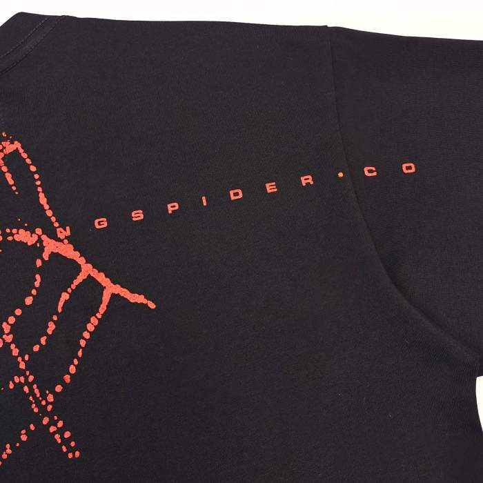 [Big & Tall for weights up to 220 lbs]1:1 quality version Red mottled printed Tee 2 colors 29358993