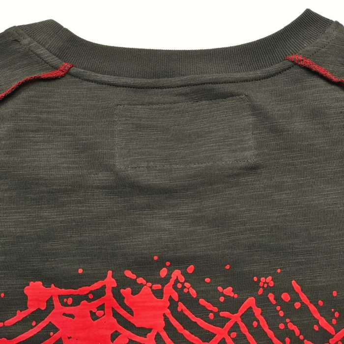 [Big & Tall for weights up to 220 lbs]1:1 quality version Spider Web Print and Visible Stitching Tee 2 colors 29359001