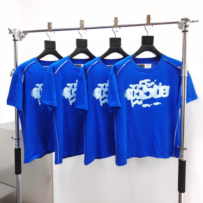 [Big & Tall for weights up to 220 lbs]1:1 quality version Spider Web Print and Visible Stitching Tee 2 colors 29359001