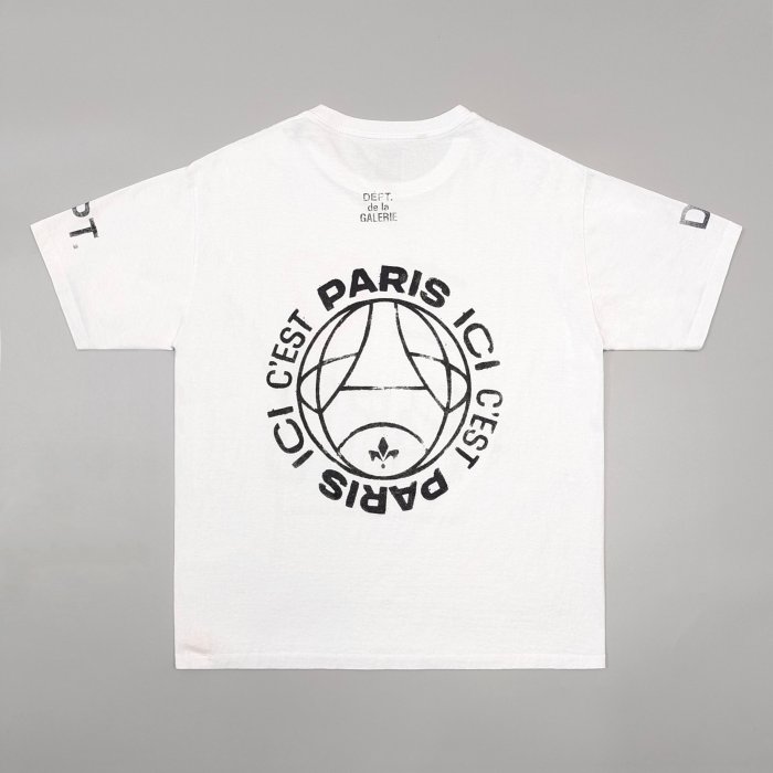 [Big & Tall for weights up to 220 lbs]1:1 quality version “I Love Paris” Screen-Printed Tee 29359027
