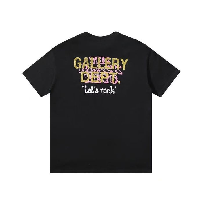 Grunge Rock Streetwear Double Sided Pink Chair Sketch Graphic Back Gold Overlap Letter Slogan Print Oversized Washed Cotton Tee 29358829