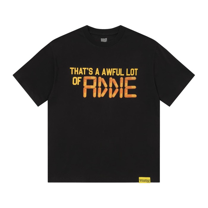 Capsule Pill Golden Orange Letter Print Tee 2 colors 29359164