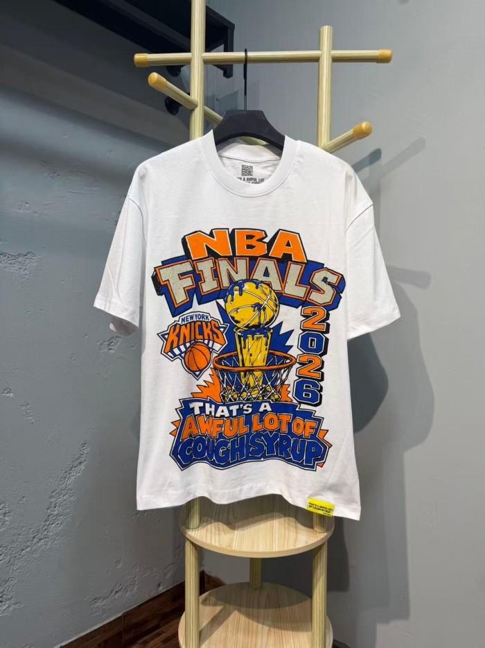 Basketball Final Golden Trophy Graffiti Print Tee 2 colors 29359165
