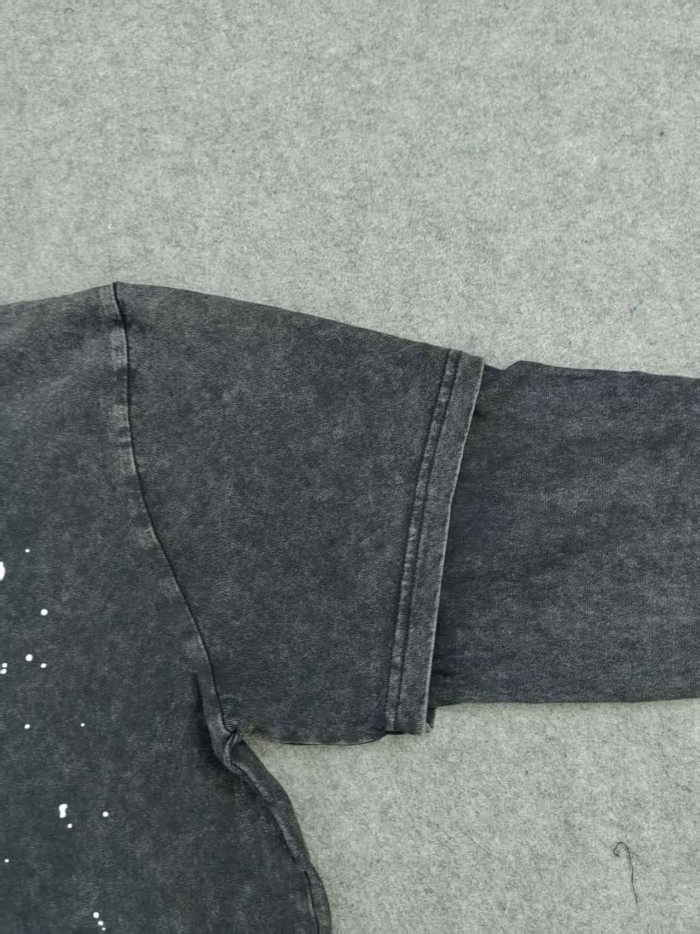 [50% Off]Vintage distressed ink-wash printed Long Sleeve T-Shirt 29367061