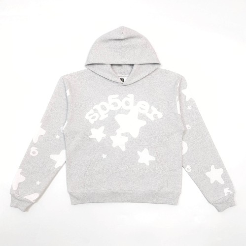 [Big & Tall for weights up to 220 lbs]1:1 quality version High Street Heather Gray Curved Letter Star All Over Print Hoodie & Pants Set 29368154