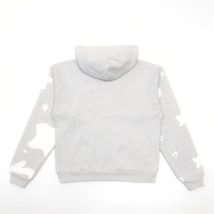 [Big & Tall for weights up to 220 lbs]1:1 quality version High Street Heather Gray Curved Letter Star All Over Print Hoodie & Pants Set 29368154