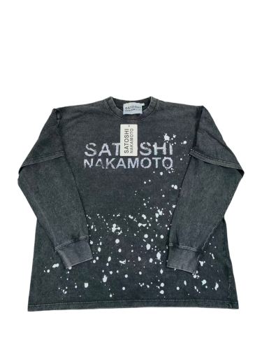 [50% Off]Vintage distressed ink-wash printed Long Sleeve T-Shirt 29367061