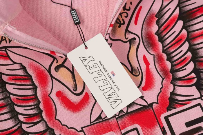 1:1 quality version Vintage Graffiti Zip Up Printed Embroidery Washed Hoodie 28 colors 29366342