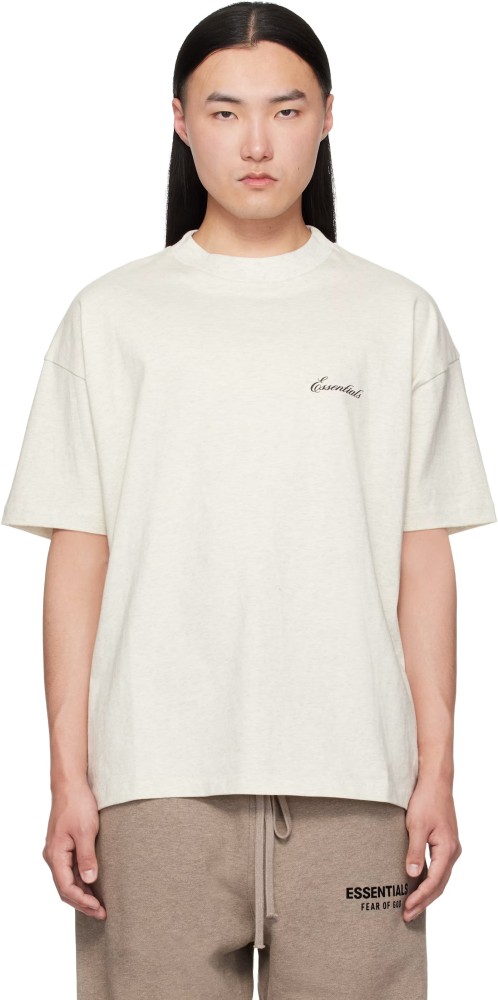 [Big & Tall for weights up to 220 lbs]1:1 quality version Streetwear Script Letter Print Crew Neck T-shirt 2 colors 29368214
