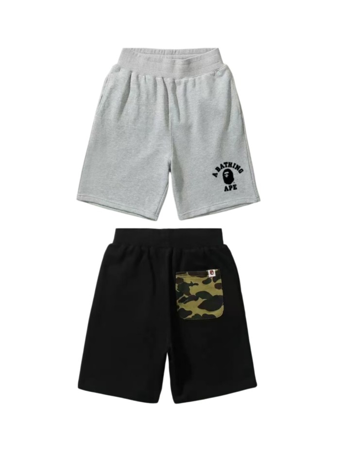 Ape Print Summer Camo Pocket Straight Fit French Terry Five Inch Shorts 2 colors 29368395