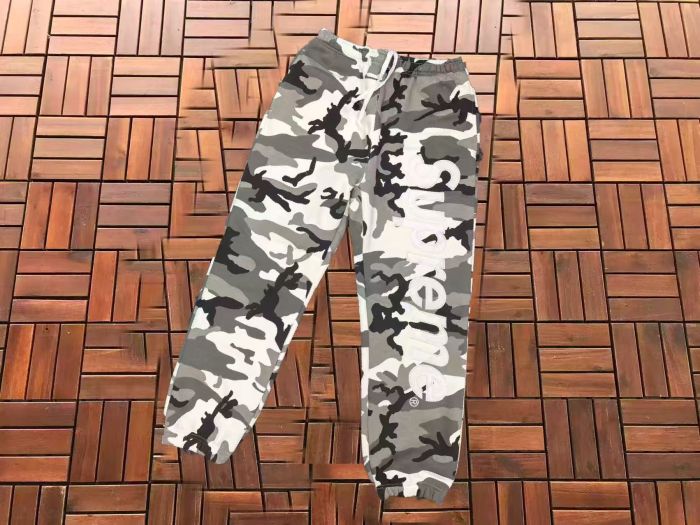 Streetwear Camo Print Back Vertical Big Letter Fleece Lined Hoodie & Pants Set 2 colors 29368276