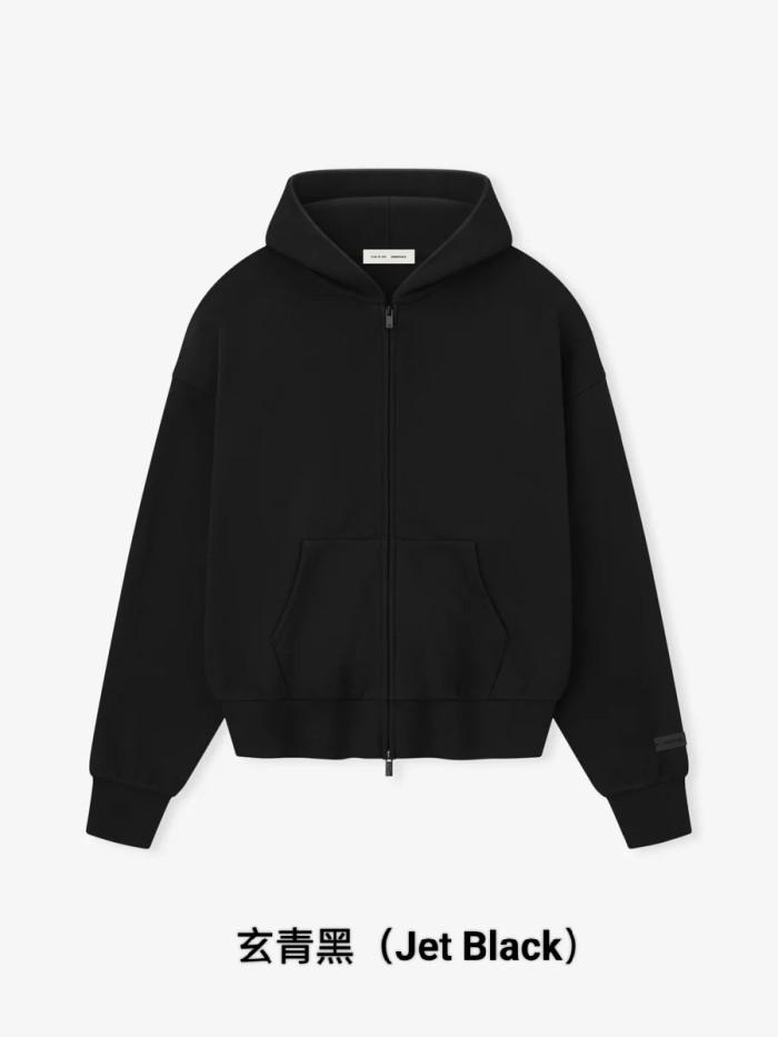 [Big & Tall for weights up to 220 lbs]1:1 quality version 3D Metal Emblem High Frequency Letter Print Zipper Hoodie 6 colors 29368216