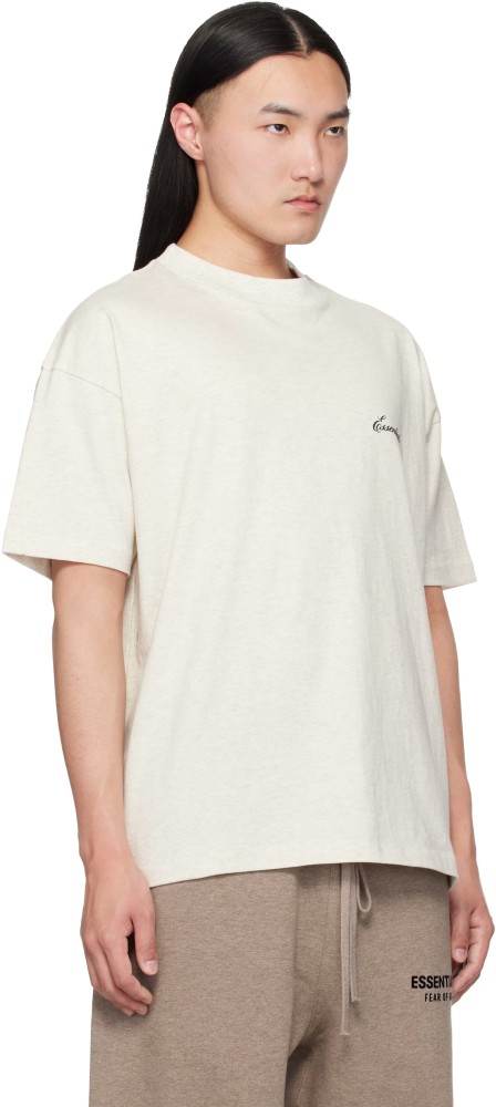 [Big & Tall for weights up to 220 lbs]1:1 quality version Streetwear Script Letter Print Crew Neck T-shirt 2 colors 29368214