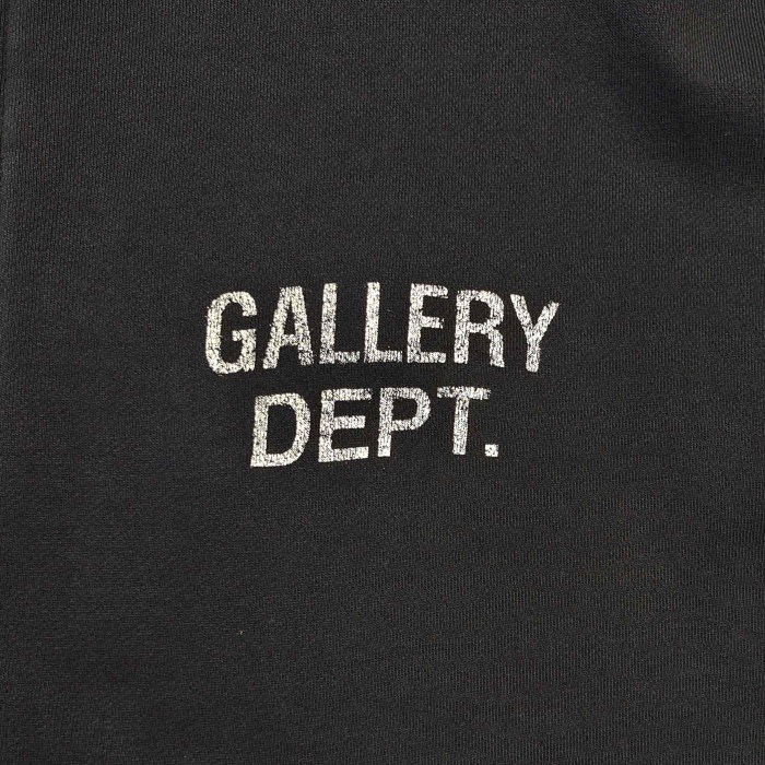 [Big & Tall for weights up to 260 lbs]1:1 quality version Streetwear Black Gray Color Block Letter Print Zip Up Hoodie & Pants Set 29368165