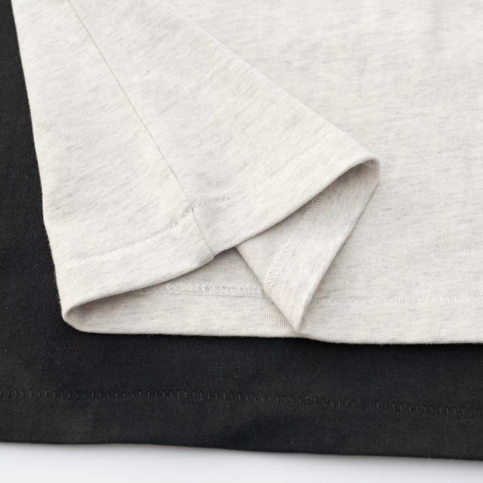 [Big & Tall for weights up to 220 lbs]1:1 quality version Streetwear Script Letter Print Crew Neck T-shirt 2 colors 29368214