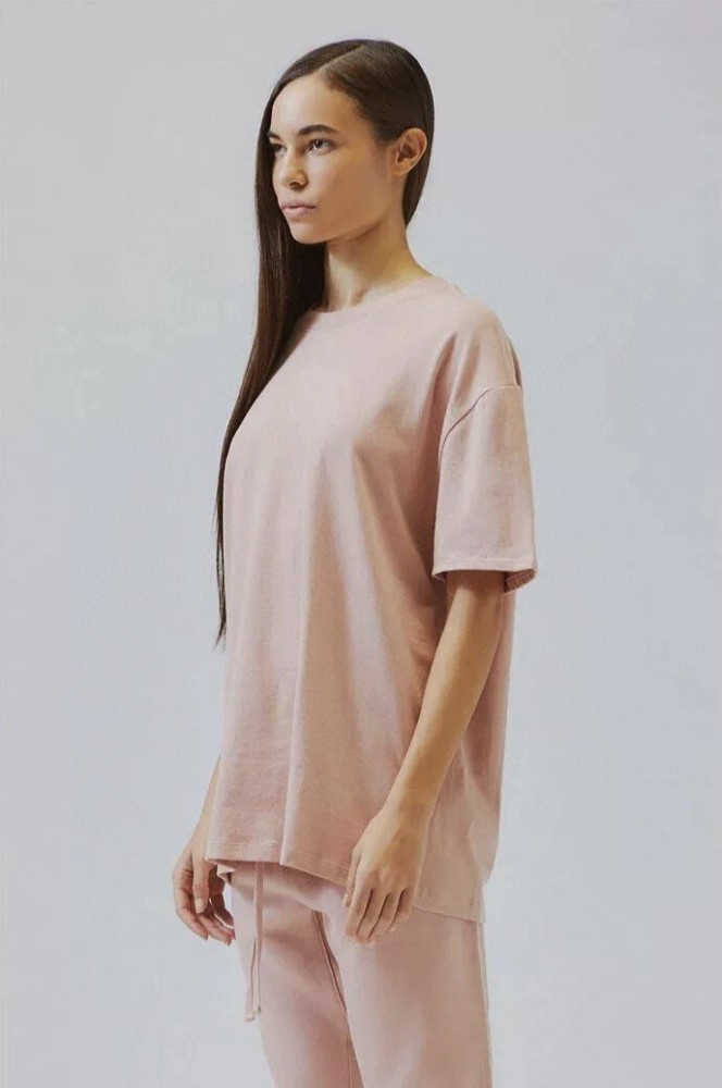 [Big & Tall for weights up to 220 lbs]1:1 quality version Streetwear Solid Color Front Small Letter Back Big Logo Print Crew Neck T-shirt 4 colors 29368212