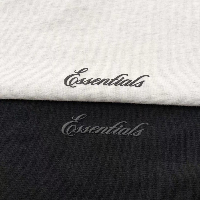 [Big & Tall for weights up to 220 lbs]1:1 quality version Streetwear Script Letter Print Crew Neck T-shirt 2 colors 29368214